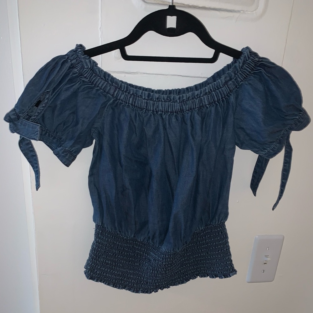 Women’s Express Denim Crop Top
